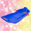 Winter Tandem Sledges, Children's Sledges, Sledges with Brakes and Pull Ropes, Plastic High Back Sledges view 1