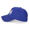 America Flag and Israel Flags Classic Baseball Caps,Adjustable Sandwich Cap, Blue Casquette Hats Outdoor Trucker Dad Hat view 2