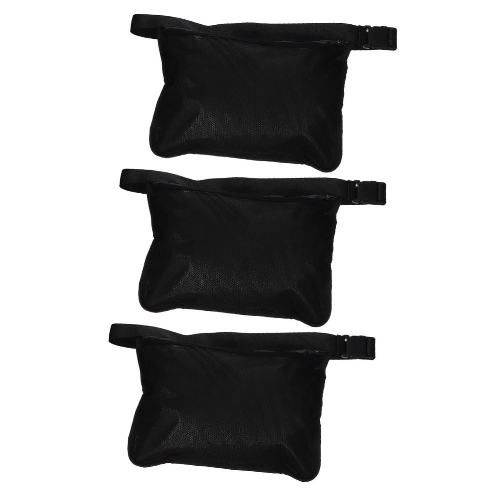 Didiseaon 3pcs Tennis Ball Bag Waist Pack Mesh Bag for Balls Pickup Lightweight and Portable Storage for Boys and Girls and Adults
