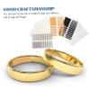 18 Sheets Sheet Ring Sizer Loose Ring Size Tighteners up Wedding Ring Adjustment mats Ring Size Adjusters Shield The Belt Gasket Adjustment pad Mens Silicone Rings view 3