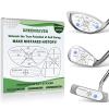 GreenHaven 300 Pcs Golf Impact Tape Labels Golf Club Impact Stickers for Woods Irons Putters Self-Teaching Sweet Spot and Analysis Golf Training Aids for Swing Practice (Only For Right-Handed Golfers) view 1