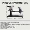 RESKIU Badminton Racket Stringing Machine, Manual String Machine, Desktop Racket Stringing Machine, Tennis Racket Stringer 360 Degree Rotation Tabletop Racket String Machine view 3