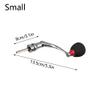 BE-TOOL Metal Fishing Reel Handle, Reel Replacement Power Handle Metal Rocker Arm Grip for Fishing Spinning Reel, Surf Reel,Replacement or Maintenance(Silver,L) view 2
