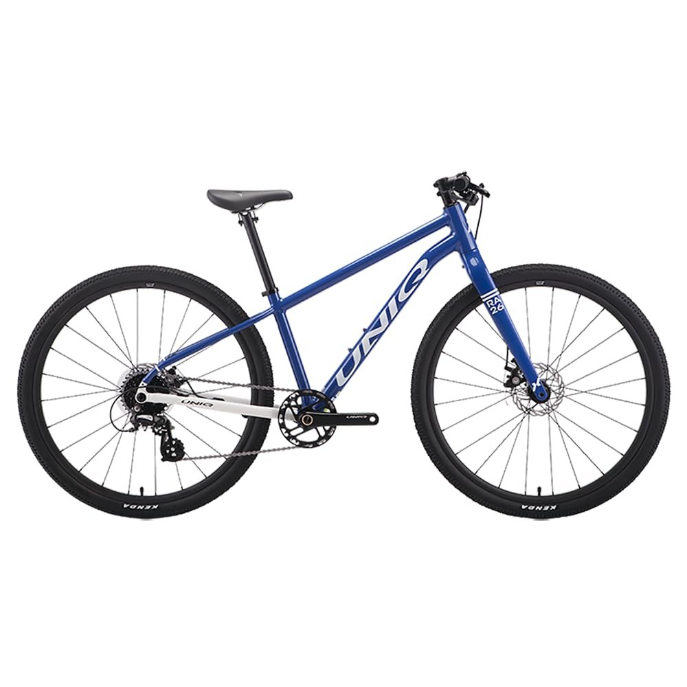 X-UNIQ Youth Bike Mountain RA26 Sport Bicycle 26" Carbon 8 Speed Bike Lightweight Road Bike Adjustable with Ultralight Carbon Fiber Fork & AL Alloy Frame Boy Girls