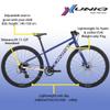 X-UNIQ Youth Bike Mountain RA26 Sport Bicycle 26" Carbon 8 Speed Bike Lightweight Road Bike Adjustable with Ultralight Carbon Fiber Fork & AL Alloy Frame Boy Girls view 2