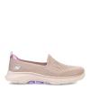 Skechers Women's Go Walk 7 Vina Sneaker, Taupe/Lavender, 10 view 2