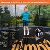 jumpfly Replacement Trampoline Mat, Jumping Trampoline Mat Fits 14 FT Round Trampoline Frame with 72 V-Rings, Using 5.5"" Springs Premium Print Trampoline Replacement Mat, Black view 2