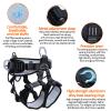 Clakioom Tree Climbing GearTree Climbing Spikes, Tree Climbing Gear with Adjustable Climbing Straps and Steel Core Flip Line, Rock Climbing Kit with Triple Lock Lanyard Adjuster view 4