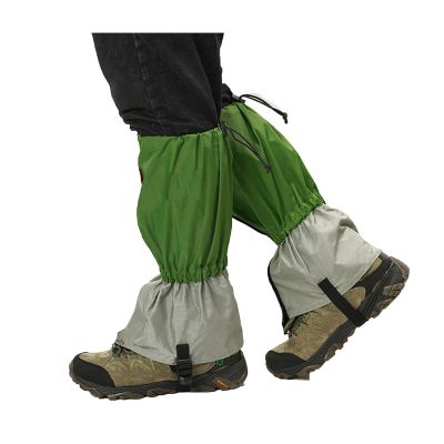ARrase Leg Gaiters,Outdoor Durable Adjustable Size Leg Gaiters,Waterproof Snow Boot Gaiters for Snowshoeing (Color : Style 1)