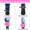 Fishboy Upgraded Collapsible Stool, 400lbs Max Weight, Lightweight But Sturdy, Portable Retractable Folding Telescoping Foldable Camping Stool for Adults Outdoor Fishing Hiking BBQ view 3
