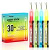 Glow Fever Emergency Safety Military Grade 6'' Lightsticks, Light Up Ultra Bright Glow Sticks with 12 Hours Duration. for Hiking Party Camping Blackouts Hurricane Shelter Survival Kit (Mixed, 30PCS) view 1