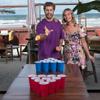 Boland Beer Pong Set, Multicoloured, 22 Cups (11 Red/11 Blue), 4 Balls, Adult, Small (12.5 cm), Unisex, Party/Carnival view 4
