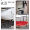 Yardwe 2sets Folding Kayak Storage -Mounted Hanger for Indoor Use and Material Space-Saving Design for Canoes and Surfboards Easy Access and Reusable view 3