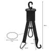 Dugout Gear Hanger, Dugout Bats Hanger, Keeps Your Glove Hat Bats Off The Ground, Attaches to Fence Baseball Dugout Organizer, Black view 4
