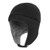 Beisto Motorcycle Helmet Liner Winter Skull Cap Helmet Liner for Men Thermal Bike Helmet Cycling Cap with Ear Flaps Black view 1