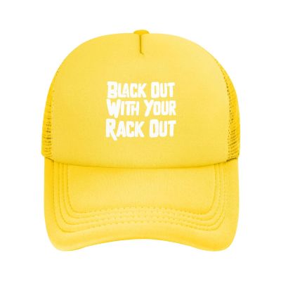 Black Out with Your Rack Out Trucker Hat Baseball Cap
