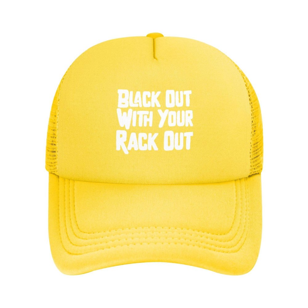 Black Out with Your Rack Out Trucker Hat Baseball Cap