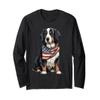 Berner US Flag Bernese Mountain Dog Owner Mom Dad Men Women Long Sleeve T-Shirt view 1