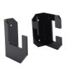 Ozgkee Samurai Sword Holder Horizontal Wall Mount Acrylic Sword Rack Flat Blade Display Stand with Screws (Black) view 1