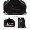 ACUIF Drawstring Backpack for Men and Women Sling Backpack with Mesh Pockets Sports Casual Sackpack Washable Travel Bag for Sports Yoga,Black S view 3