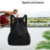 ACUIF Drawstring Backpack for Men and Women Sling Backpack with Mesh Pockets Sports Casual Sackpack Washable Travel Bag for Sports Yoga,Black S view 4