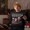 ALLNTRENDS Pour Me Some Holiday Cheer Christmas Drinking Ugly Xmas Sweatshirt (XL, Black) view 4