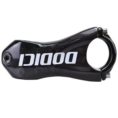 FukkeR Mountain Bike Stem 31.8mm Handlebar 80/90/100mm Lightweight Carbon Mountain Bike Stems Riser Extender 10 Degree Fit for Most Road Track BMX XC AM FR DH (Color : Black, Size : 80mm)