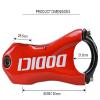 FukkeR Mountain Bike Stem 31.8mm Handlebar 80/90/100mm Lightweight Carbon Mountain Bike Stems Riser Extender 10 Degree Fit for Most Road Track BMX XC AM FR DH (Color : Black, Size : 80mm) view 2