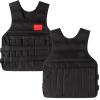 NDNCZDHC Weighted Vest, Adjustable Running Vest Portable Weighted Clothes for Workout, Strength Training, Running, Fitness (Black) view 2