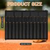 Simgoing Hanging Baseball Bat Bag Caddy with Hanging Hooks, Holds up to 12 Bats Nylon Reinforced Baseball Bat Holder Dugout Organizer for Softball Teams, Black view 2