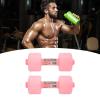 NDNCZDHC 2PCS Water Dumbbell, Adjustable Weights Dumbbells Set Portable Water Filled Dumbbells for Home Office (Pink) view 4