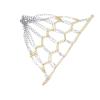 Sports Basketball Nets Durable Metal Basketball Net Chain Basketball Net Replacement Heavy Duty,Iron Basketball Net Net Rust Silver and Gold Basketball Net Chain for Indoor Outdoor view 1
