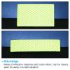 PATIKIL Reflective Patch 1"x4" 2"x3", 7 Pcs Hook & Loop Fastener Safety Appliques for Night Sportsperson Worker Hiker, Light Yellow view 4