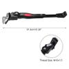 X AUTOHAUX 1 Set Aluminum Alloy Side Bicycle Stand Non-Slip Bicycle Stand Side Stand Kickstand Black view 4