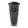Tervis NFL Baltimore Ravens - Monochrome Made in USA Double Walled Insulated Tumbler Travel Cup Keeps Drinks Cold & Hot, 24oz, Classic view 1