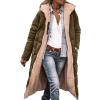 Canbebig Womens Puffer Jackets Sherpa Fleece Lined Jacket Zip Up Long Coat Quilted Puffer Jacket Winter Warm Hooded Coat view 1
