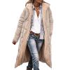 Canbebig Womens Puffer Jackets Sherpa Fleece Lined Jacket Zip Up Long Coat Quilted Puffer Jacket Winter Warm Hooded Coat view 1