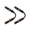 Exion Pelham Roundings Bit Converter  Premium Leather Rein Adapter for English Horse Bridles One Rein to Two Rein Converter Straps with Stainless Steel Hardware Full Size view 1