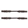 Exion Pelham Roundings Bit Converter  Premium Leather Rein Adapter for English Horse Bridles One Rein to Two Rein Converter Straps with Stainless Steel Hardware Full Size view 3