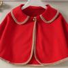 Coat Girl 12 Children Infant Baby Girls Solid Patchwork Tops Mantle Cloak Coat Outer Clothes Outfits (Red, 18-24 Months) view 4