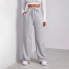 Baggy Straight Leg Sweatpants for Women Fleece High Waisted Joggers with Pockets Drawstring Casual Jogger Pants Fleece Lined Sweatpants Women Womens Joggers with Pockets Sweatpants Baggy Sweatpants view 3