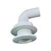 90 Degree Thru Hull Fitting Boat Plumbing Fittings Deck Drain,PP 90 Degree Thru Hull Connector for Replacement Easily Install view 1