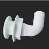 90 Degree Thru Hull Fitting Boat Plumbing Fittings Deck Drain,PP 90 Degree Thru Hull Connector for Replacement Easily Install view 2