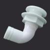 90 Degree Thru Hull Fitting Boat Plumbing Fittings Deck Drain,PP 90 Degree Thru Hull Connector for Replacement Easily Install view 3