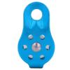 Airshi Climbing Pulley, Rustproof Heavy Duty Aluminium Alloy 12mm Small Hole Pulley for Rope Climbing (Blue Color) view 4