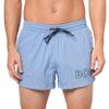 BOSS Big Logo Swim Trunk, Light Blue Berry, S view 1