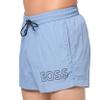 BOSS Big Logo Swim Trunk, Light Blue Berry, S view 3