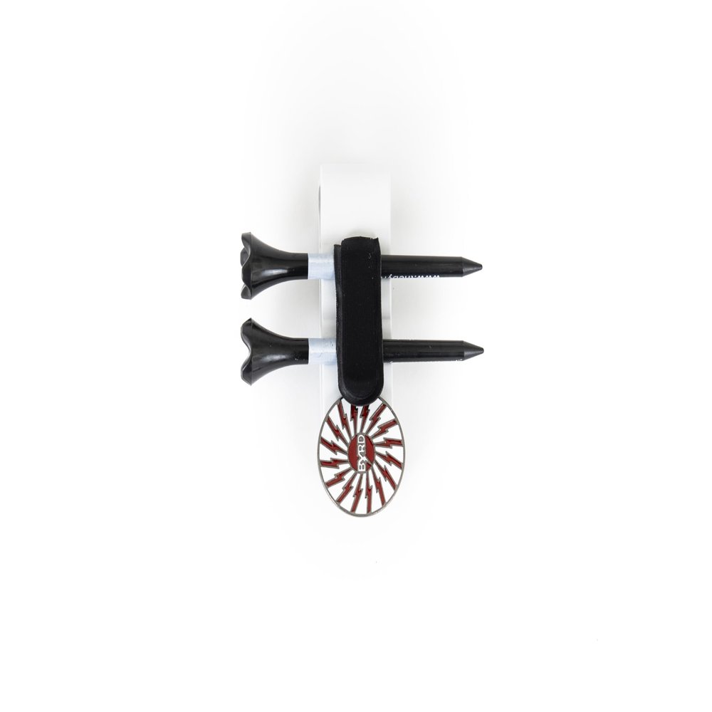 The Byrd Clyp - Golf Clip & Multitool | Organize Golf Tees & Ball Marker All in One Tool | Streamline Your Game with This Essential Golf Accessory - Patent Pending Byrd Clyp Holder (White)