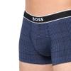 BOSS Bold Logo Patterned Trunk, Dark Blue Houndstooth, XXL view 3