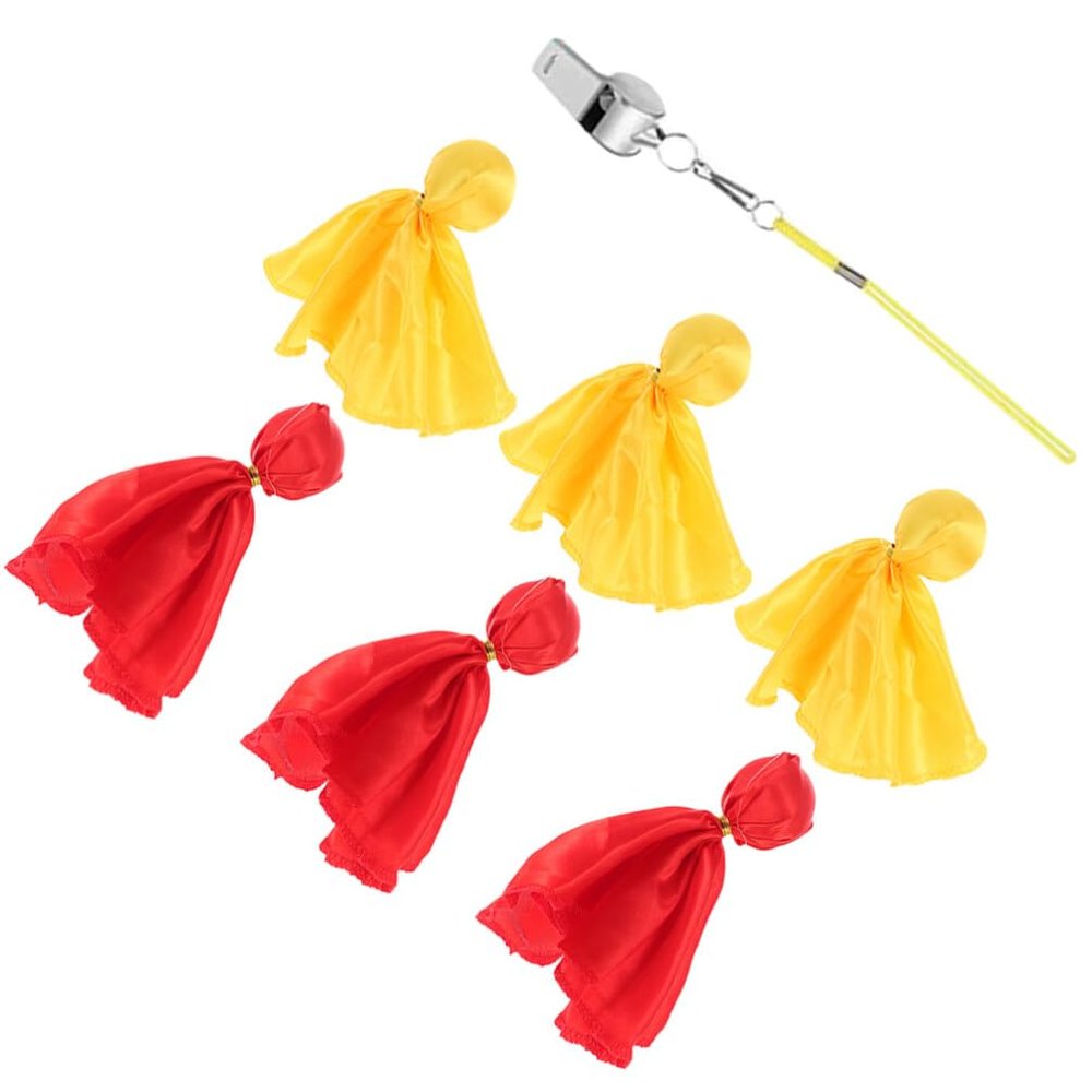 Alasum Football Penalty Flag Soccer Challenge Flags Football Referee Flag Sports Fan Set for Party Accessory, 18.00X4.00X4.00CM, 2455YQ9LJ7IS8172DY